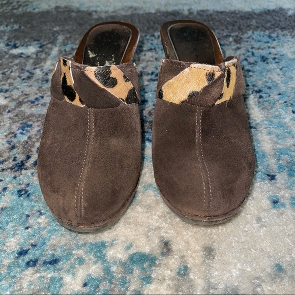 Liz Claiborne Calfskin Heeled Mules - Picture 5 of 8